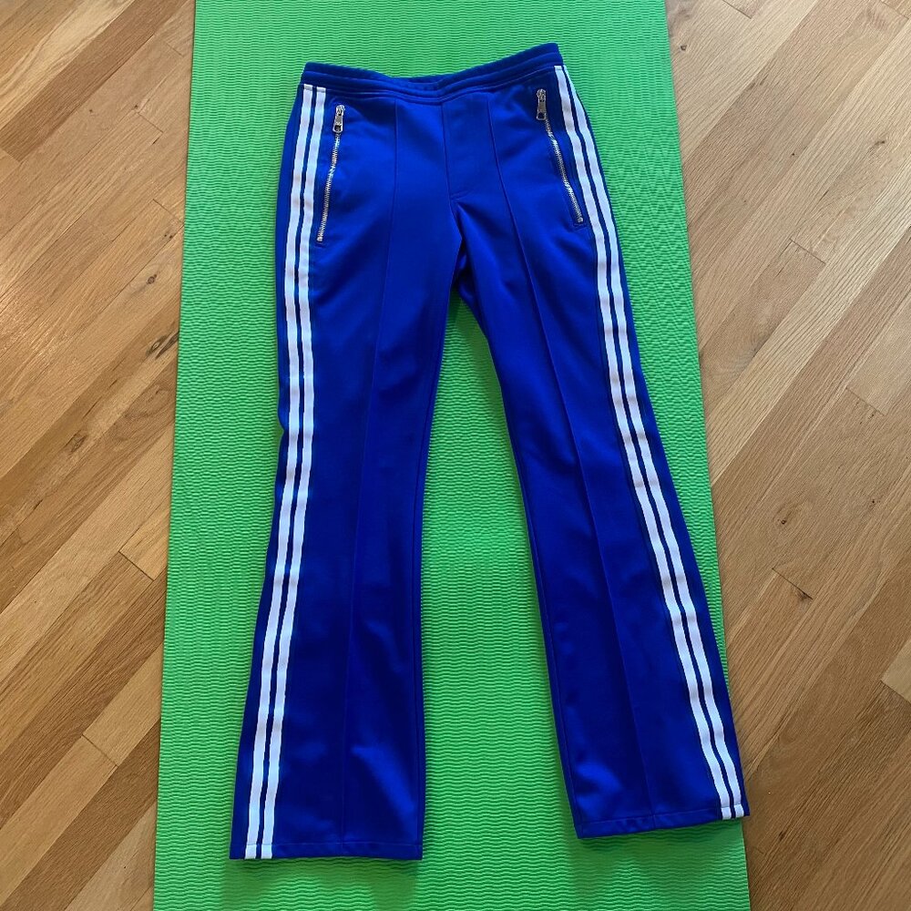 Neil Barrett Blue White Piped Joggers Slim Flared Pants Small S Italy